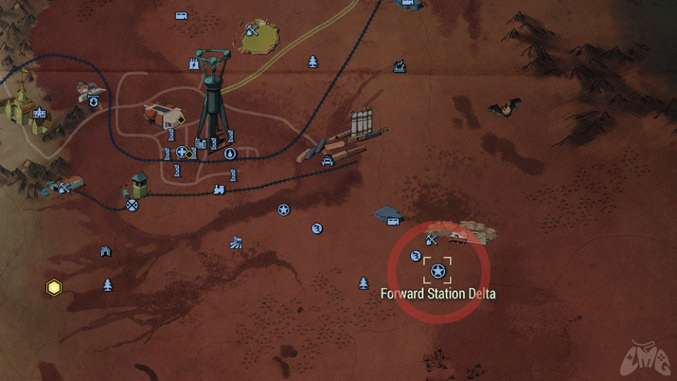 Fallout 76 - Forward Station Delta Location