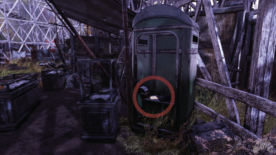 Fallout 76 - Camden Park - Magazine Location