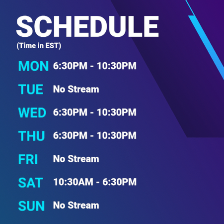 Scruffy23 Twitch Schedule