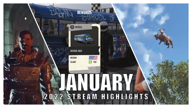 Stream Highlights - January 2022